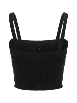 Top in maglia di lana
