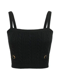 Top in maglia di lana