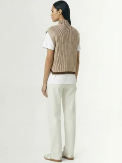 Top Lauren a maniche corte in maglia