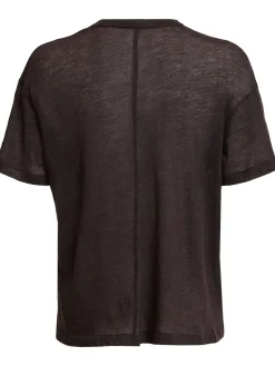 Top maniche corte Lila in maglia di cashmere