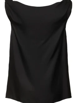 Top Remy in seta drappeggiata