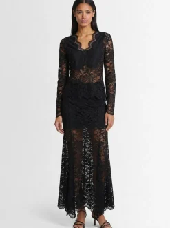 Top stretch con pizzo