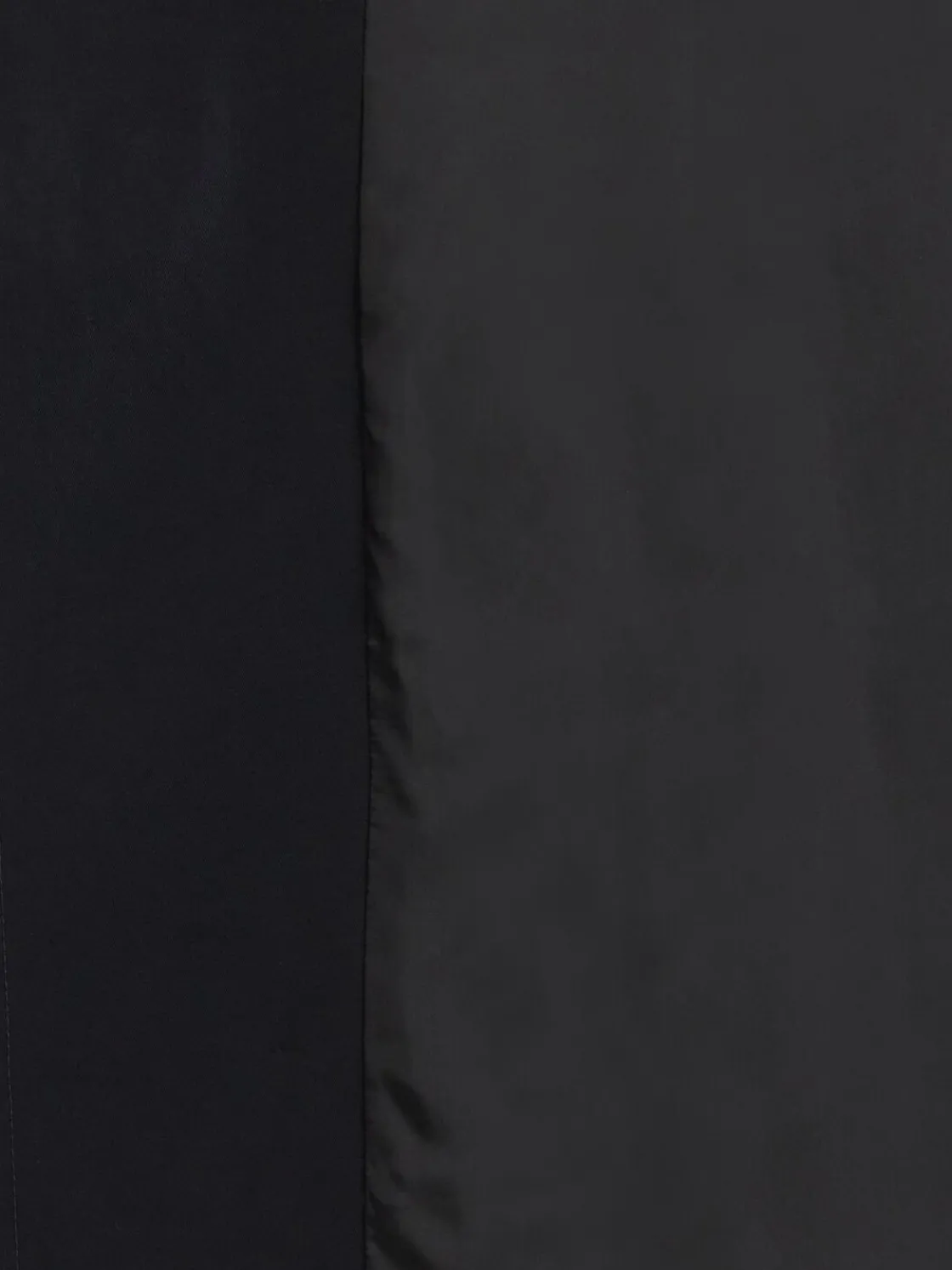 Trench lungo in gabardina di misto cotone