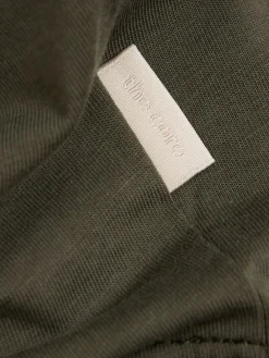 T-shirt a maniche lunghe in jersey di cotone