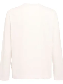 T-shirt a maniche lunghe in jersey di cotone