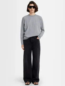 T-shirt a maniche lunghe Marlene in jersey