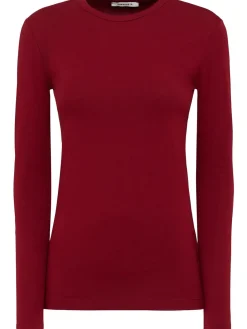 T-shirt a maniche lunghe Sofia in jersey stretch