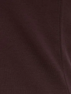 T-shirt Car Baby Tee in cotone organico a costine