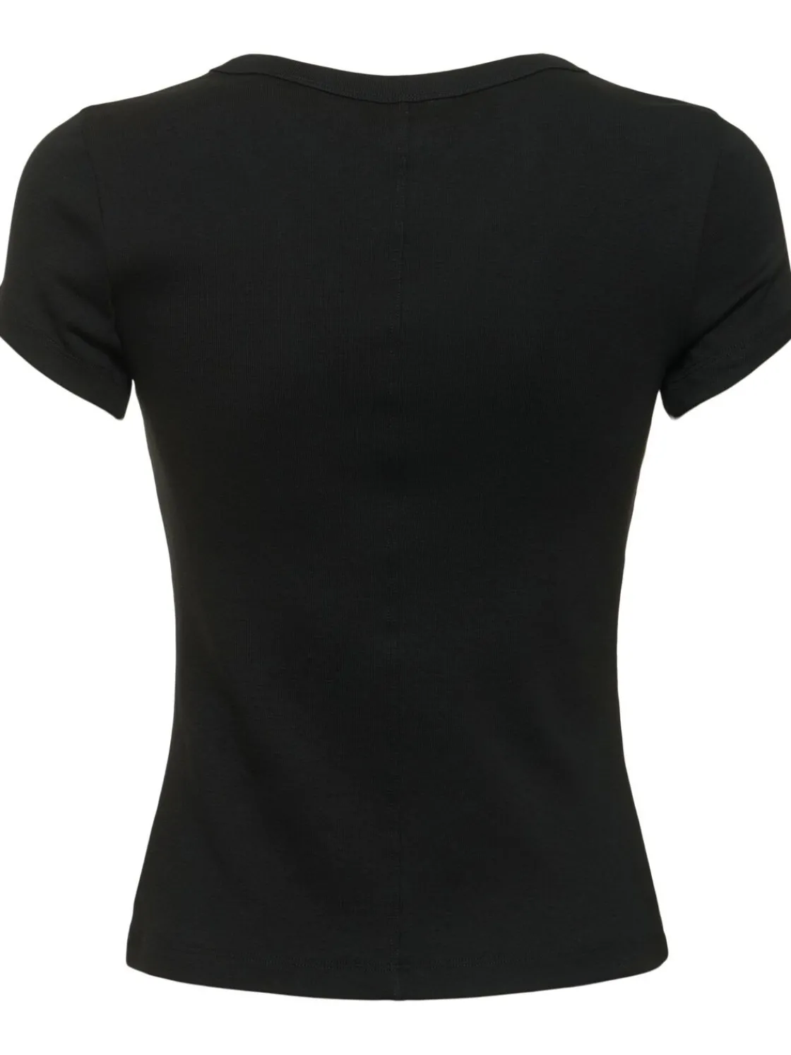 T-shirt Car Baby Tee in cotone organico a costine