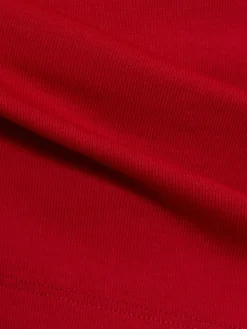 T-shirt Car Baby Tee in cotone organico a costine