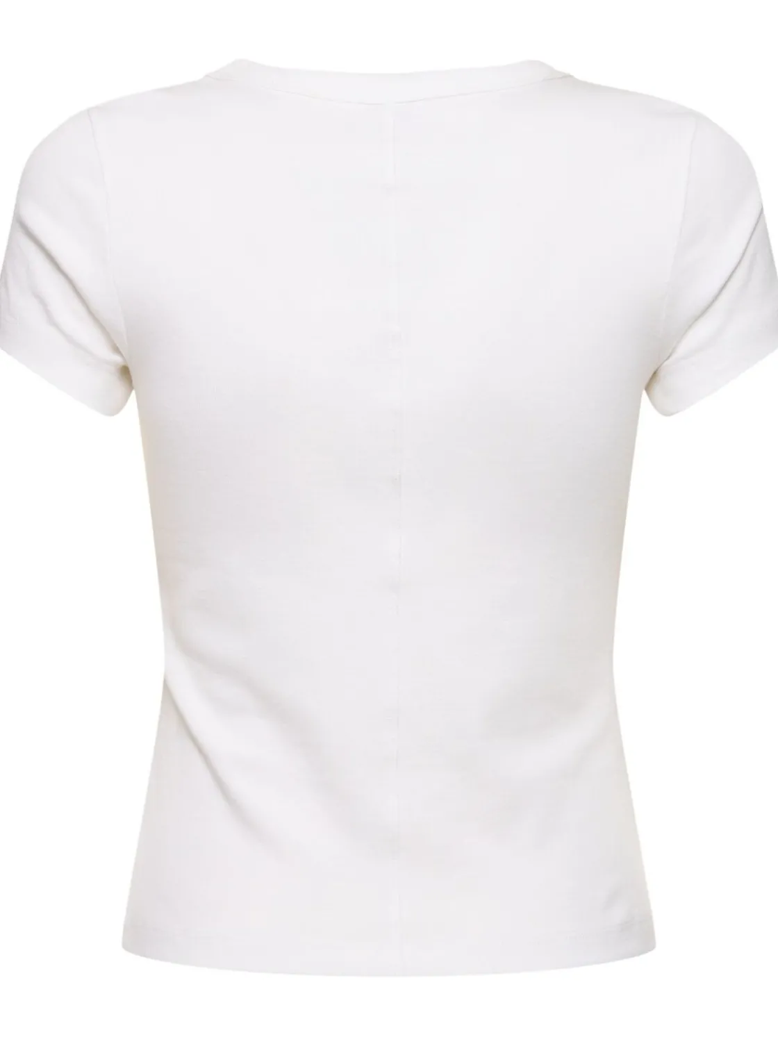 T-shirt Car Baby Tee in cotone organico a costine