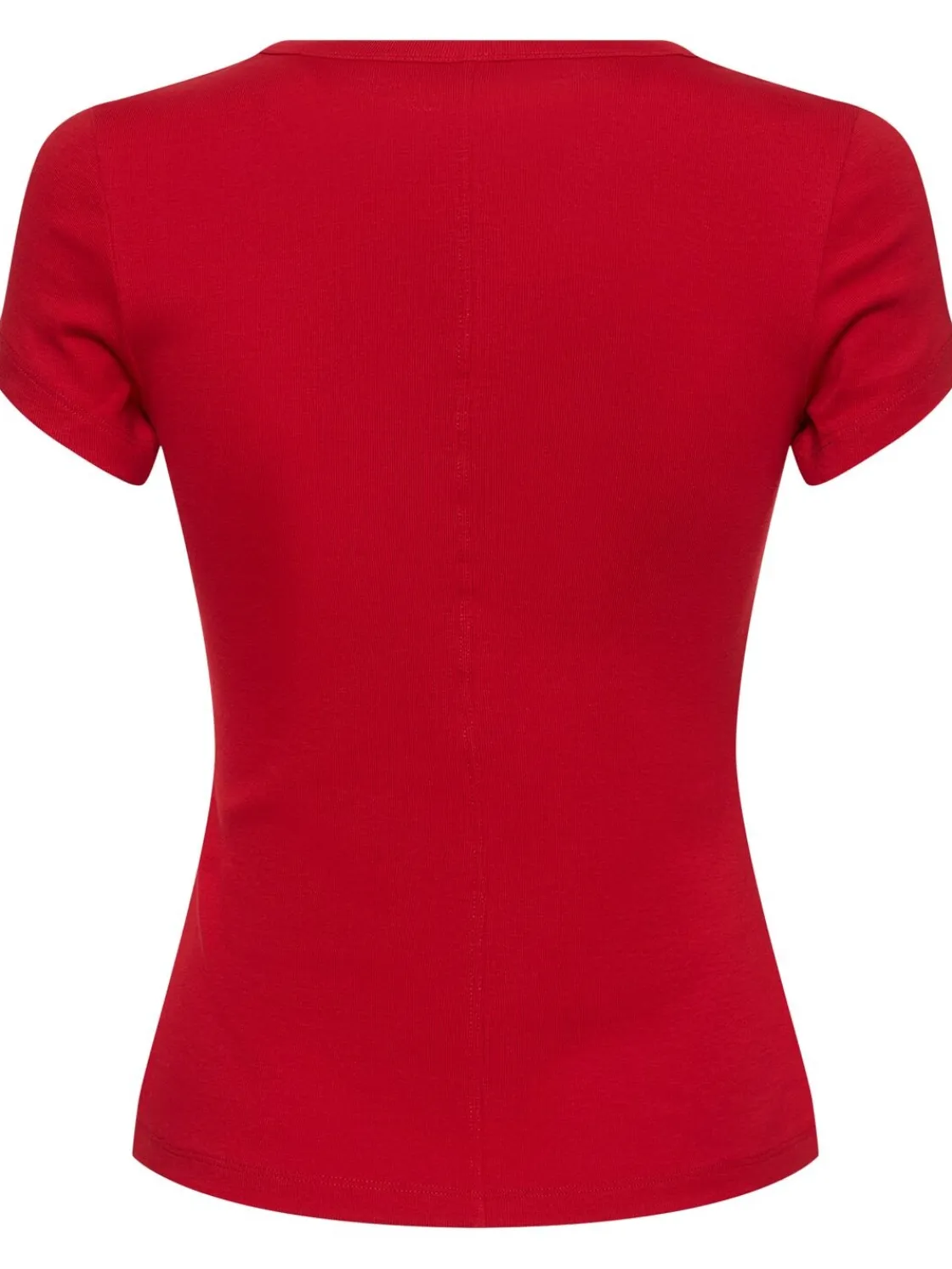 T-shirt Car Baby Tee in cotone organico a costine