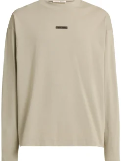 T-shirt classic fit a maniche lunghe