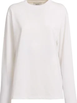 T-shirt in cotone a maniche lunghe