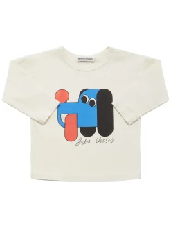 T-shirt in cotone organico con logo