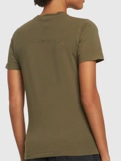 T-shirt in cotone stretch