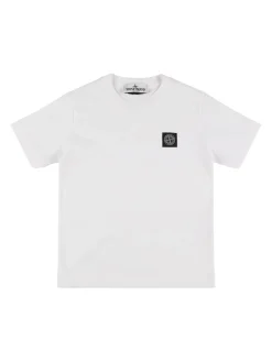 T-shirt in jersey di cotone con logo
