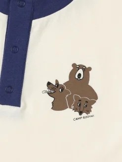 T-shirt in jersey di cotone stampato