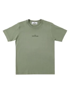 T-shirt in jersey di cotone stampato