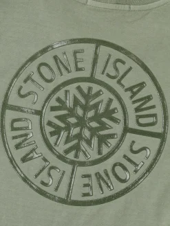 T-shirt in jersey di cotone stampato