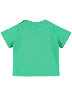T-shirt in jersey di cotone stampato