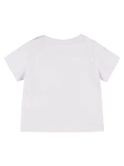 T-shirt in jersey di cotone stampato