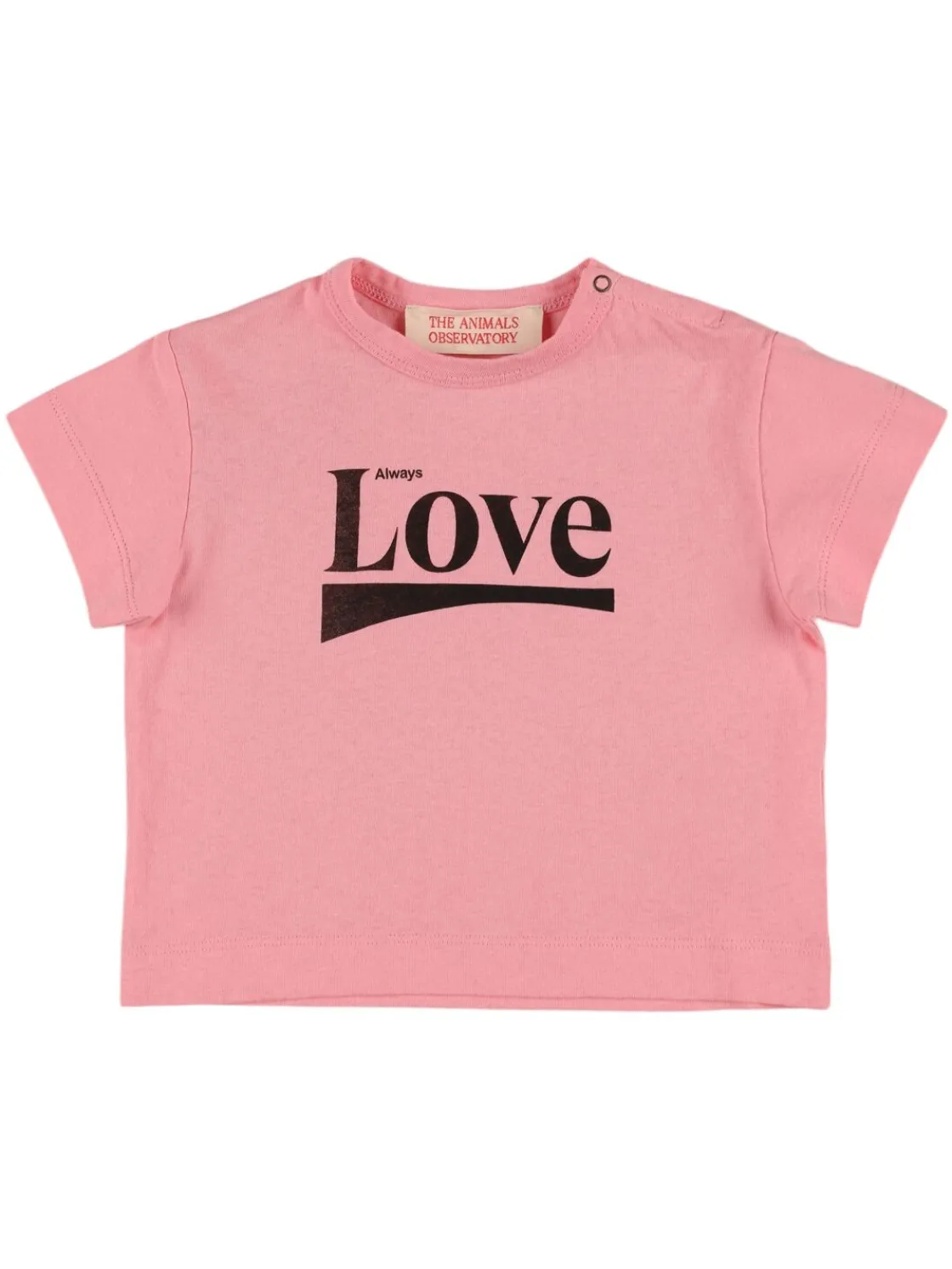 T-shirt in jersey di cotone stampato