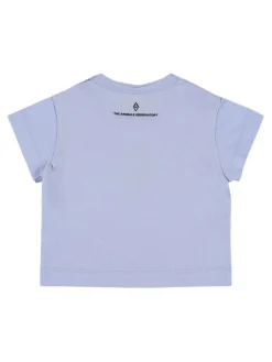 T-shirt in jersey di cotone stampato