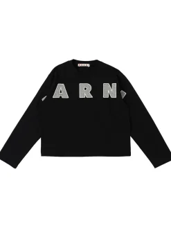 T-shirt in jersey di cotone stampato