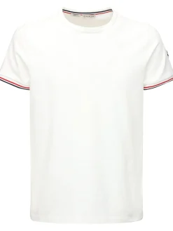 T-shirt in jersey di cotone stretch
