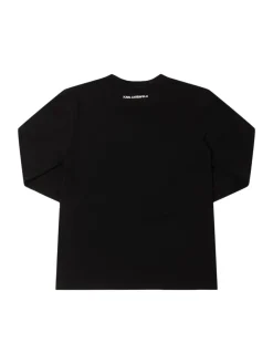 T-shirt in jersey di misto cotone con stampa