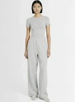 T-shirt in jersey di misto cotone