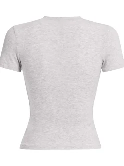 T-shirt in jersey di misto cotone