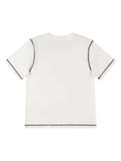 T-shirt in misto cotone con logo
