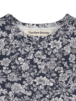 T-shirt in misto cotone con stampa leopardata