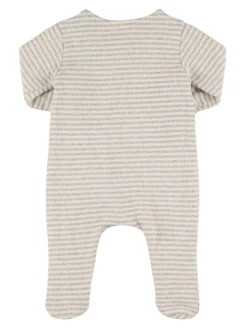 Tutina in misto cotone a righe