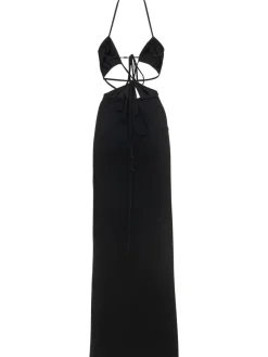 Vestito asimmetrico con cutout