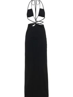 Vestito asimmetrico con cutout