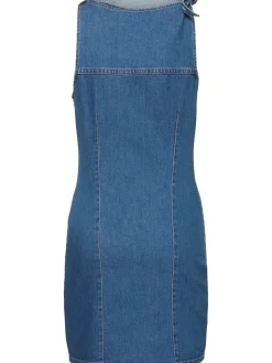 Vestito asimmetrico in denim