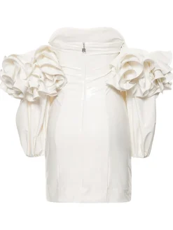Vestito Bethany in viscosa con ruches
