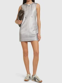 Vestito corto effetto trompe l’oeil