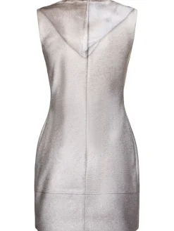 Vestito corto effetto trompe l’oeil