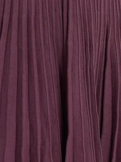Vestito corto in cotone plissé