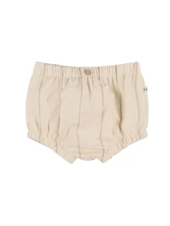 Vestito e culotte in misto cotone