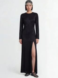 Vestito Freja in seta jacquard
