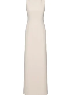 Vestito Hebe in crepe con schiena scoperta