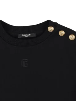 Vestito in cotone con logo