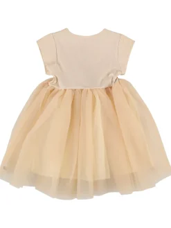 Vestito in cotone e tulle