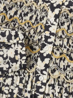 Vestito in cotone stampato