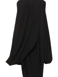 Vestito in crepe drappeggiato